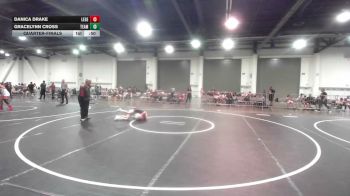 66 lbs Quarterfinal - Danica Drake, Legends Of Gold LV vs Gracelynn Cross, Team Real Life