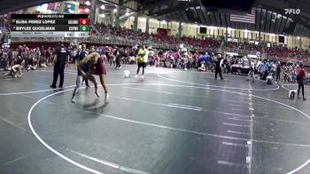 126 lbs Champ. Round 1 - Elisa Perez Lopez, Grand Island Legacy Girls Wrestling Club vs Brylee Gugelman, Elm Creek Youth Wrestling Club