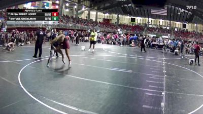 126 lbs Champ. Round 1 - Elisa Perez Lopez, Grand Island Legacy Girls Wrestling Club vs Brylee Gugelman, Elm Creek Youth Wrestling Club