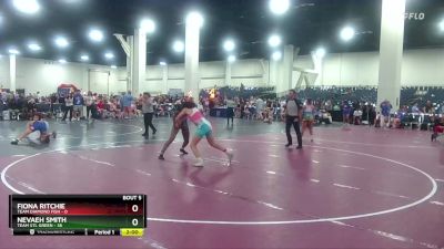 130 lbs Champ Round 1 (16 Team) - Nevaeh Smith, Team STL Green vs Fiona Ritchie, Team Diamond Fish