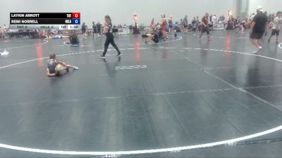 50 lbs Round 3 (10 Team) - Laykin Arnott, TN Tyrants vs Remi Norrell, Oklahoma Mafia
