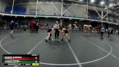 84 lbs Round 4 (6 Team) - London Powell, U2 Uprising Black vs Xander Guerrina, Rangers WC