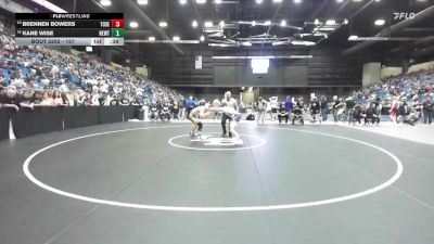 157 lbs Cons. Round 1 - Brennen Bowers, Topeka-Seaman vs Kane Wise, Newton