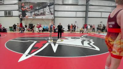 125 kg Champ. Round 1 - Jackson Mankowski, Wisconsin vs Zach Babiczuk, Hilltopper Wrestling Club