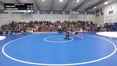 161 lbs Cons. Round 2 - Owen Wolf, Arcata vs Connor Bates, Woodlake