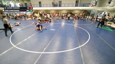 95-98 lbs Round 1 - M. Xavier Paredes, Team Pride Academy vs Case Christensen, Wasatch Wrestling Club