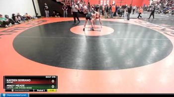 126 lbs Cons. Round 2 - Mikey Meade, Crystal Lake (PRAIRIE RIDGE) vs Kayden Serrano, MOLINE