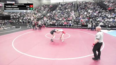 6A 120 lbs Semifinal - Hannah Larson, Riverton vs Gloria Jessop, Mountain Ridge