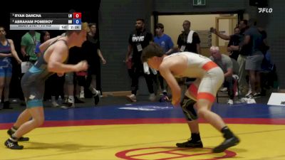 70 kg Semifinal - Ryan Dahcha, London-Western WC vs Abraham Pomeroy, Brock WC