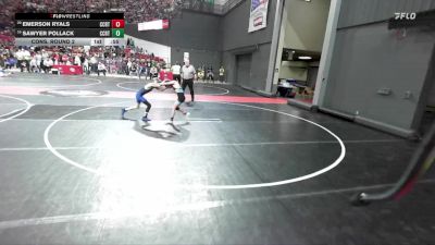 66 lbs Cons. Round 2 - Sawyer Pollack, New Lisbon Youth vs Emerson Ryals, Team Nazar Training Center