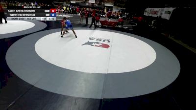 165 lbs Cons. Rd Of 32 - Keith Christianson, Ukiah High School Wrestling vs Stephen Seymour, Hollister Razorbacks Wrestling
