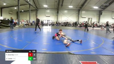 88 lbs Rr Rnd 1 - Tyler Downey, Morris Fitness Wrestling Club - (B) vs Jackson Lowe, Level Up Wrestling Center