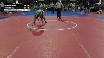 123 lbs Champ. Round 2 - Ryker Schmidt, Project Wrestling vs Wyatt Shull, Helena Wrestling Club