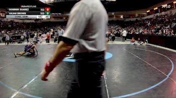 4A 107 lbs Cons. Semi - Dominik Suarez, Valencia vs Julian Brown, Tucumcari