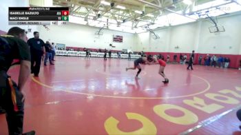 120 lbs Cons. Round 1 - Maci Engle, Yucca Valley vs Isabelle Bazulto, Ayala