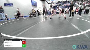 110 lbs Consolation - Nickolas Lee, Henryetta Knights Wrestling Club vs Hunter Pfaff, Newcastle Youth Wrestling