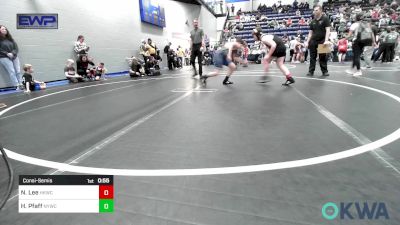 110 lbs Consolation - Nickolas Lee, Henryetta Knights Wrestling Club vs Hunter Pfaff, Newcastle Youth Wrestling