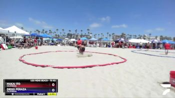 70 kg Quarterfinal - Diego Peraza, California vs Makai Ito, California