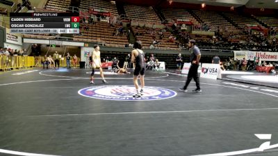 Cadet Boys Lower - 100 lbs Quarters - Aydann Correa, TUF California Wrestling Academy vs Jeffery Terrile, San Juan High School Wrestling