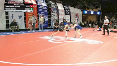 115 Class 1 lbs Cons. Round 2 - Kammara Tedder, Potosi vs Emma Teten, Rock Port