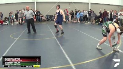 187 lbs Champ. Round 1 - Blake VanDyke, Richlands Wrestling Club vs Garrett Nolan, Machine Shed Wrestling