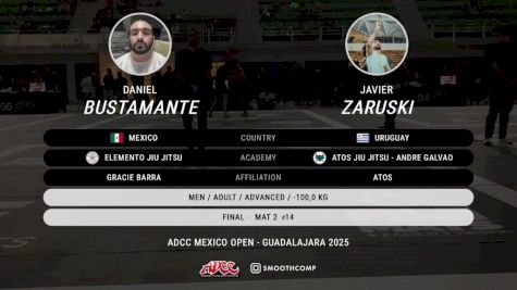 Daniel Bustamante vs Javier Zaruski 2025 ADCC Guadalajara Open