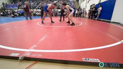 195 lbs Quarterfinal - Dagan Hopkins, Vinita Kids Wrestling vs Oscar Flores, Raw Wrestling Club