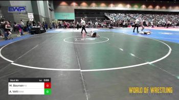 54 lbs Semifinal - Madilyn Bauman, Kodiak Attack vs Abhisri Vatti, Savage House Wrestling Club