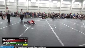 48 lbs Finals (2 Team) - Trenton Maloney, WV Xtreme vs Kaleb Anderson, Wrestling Mill