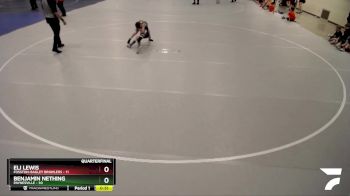 84 lbs Quarterfinals (8 Team) - Eli Lewis, Fosston-Bagley Brawlers vs Benjamin Nething, Paynesville