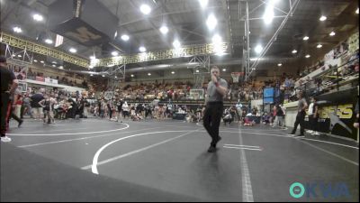 52 lbs Round Of 16 - Wade Hines, Standfast vs Jaxson Herzfeld, Newcastle Youth Wrestling