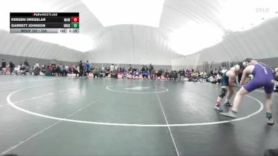 125 lbs Champ. Round 2 - Keegen Dresslar, Marian University (IN) vs Garrett Johnson, Unattached Glenville State