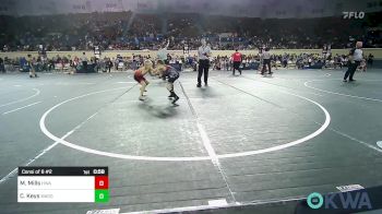 70 lbs Consi Of 8 #2 - Matthew Mills, HURRICANE WRESTLING ACADEMY vs Cooper Keys, Wagoner Takedown Club