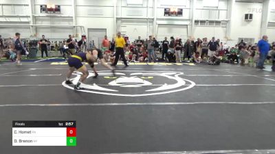 O-155 lbs Final - Cole Homet, PA vs Derek Brenon, NY