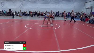 120 lbs Round Of 16 - Owen Custer, Hanover vs Nic Pistilli, Camp Hill