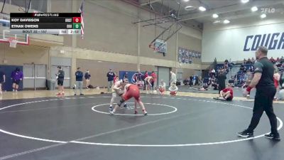 157 lbs Champ. Round 2 - Ethan Owens, Eastern Oregon University (OR) vs Koy Davidson, Oregon State