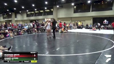 140 lbs Round 4 (6 Team) - Kimber Alford, Trojan WA vs McKenzie Grove, TN AAU- Chaos