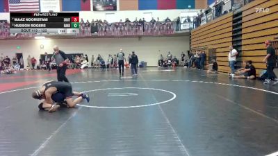 132 lbs Cons. Round 3 - Hudson Rogers, Banks vs Maaz Nooristani, Southridge