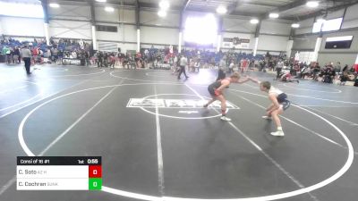 132 lbs Consi Of 16 #1 - Cohen Soto, AZ Heat WC vs Connor Cochran, Sunkids