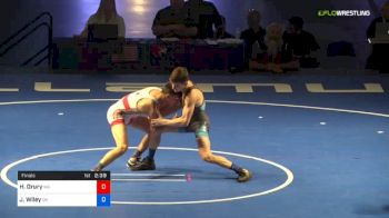 120 lbs Final - Haiden Drury, Washington vs John Wiley, Oklahoma