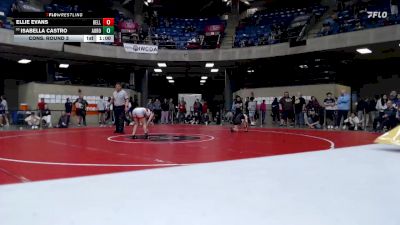 100 lbs Cons. Round 3 - Isabella Castro, Unattached vs Ellie Evans, Unattached