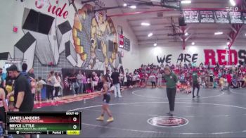 75 lbs Round 2 - Bryce Little, The Storm Wrestling Center vs James Landers, Eastside Youth Wrestling