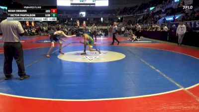 7A 106 lbs Champ. Round 1 - Victor Pantaleon, Carver Montgomery HS vs Noah Krauss, Auburn