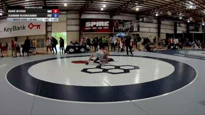 79 kg Champ. Round 2 - Duke Myers, Michigan Wrestling Club vs Xander Kuokkanen, Pennsylvania RTC