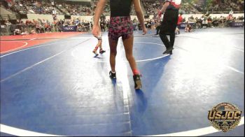 75 lbs Semifinal - Kinsley Ontiveros, Texas Elite Wrestling vs Marabelle Foust, Shelton Wrestling Academy