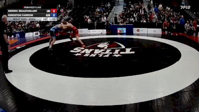 60kg Cons. Round 6 - Merric BeauParlant, Lakehead Wrestling Club vs Kingston Farrow, Regina Wolverine Wrestling Club