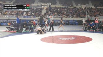 128-D3 3rd Place Match - Richard Tanori, Sahuarita High School vs Kannon Smith, Snowflake High School