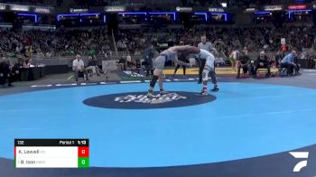 132 lbs Semifinal - Brady Ison, Brownsburg vs Kyrel Leavell, Warren Central