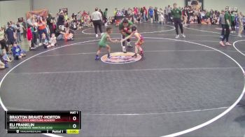 41 lbs Champ. Round 1 - Eli Franklin, Mighty Warriors Wrestling Acad vs Braxton Bravet-Morton, Palmetto State Wrestling Academy