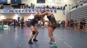 135 lbs Cons. Round 4 - Scarlett Dodge, Borah High School vs Eliza Alvarez, Jerome High School